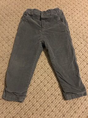 Mayoral Gray Corduroy Kids Pants